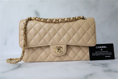 chanel beige clair caviar